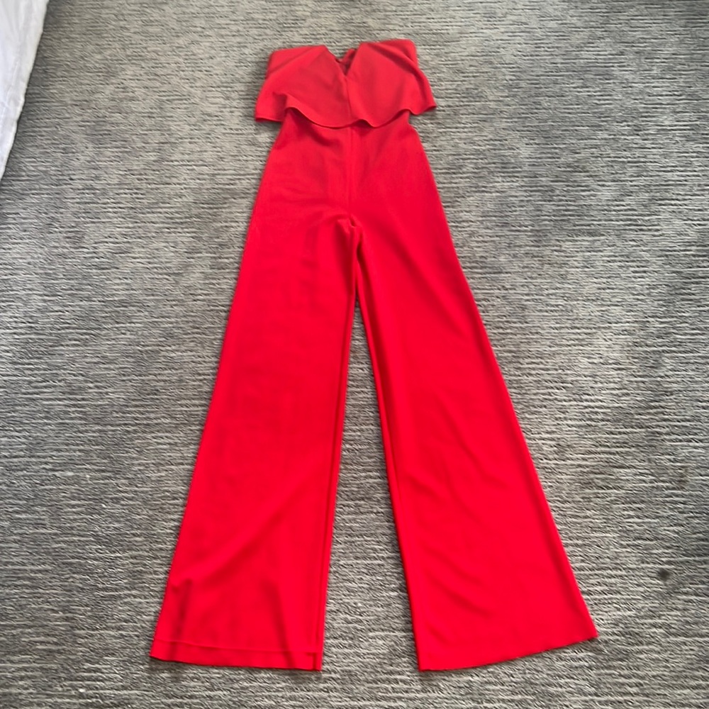 Lulu’s jumpsuit red xs.